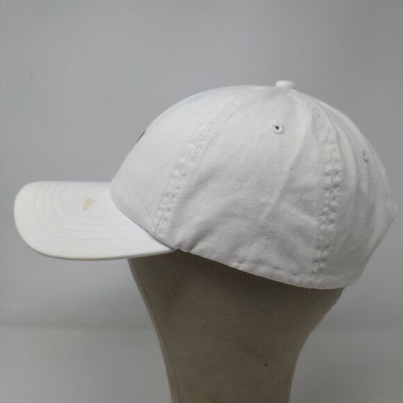 Silver Springs Boy's Slideback Hat White Size Ages 5-12 Embroidered Logo - Picture 6 of 12